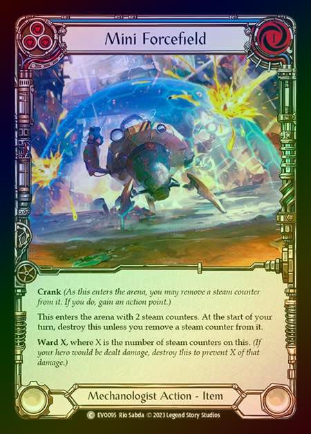 【RF】[Mechanologist] Mini Forcefield (blue) [EVO095-C] Rainbow Foil