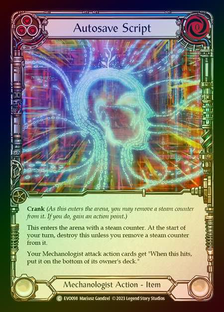 【RF】[Mechanologist] Autosave Script [EVO098-C] Rainbow Foil