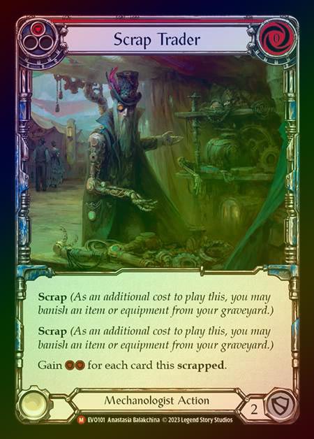 【RF】[Mechanologist] Scrap Trader [EVO101-M] Rainbow Foil