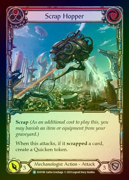 【RF】[Mechanologist] Scrap Hopper (red) [EVO108-R] Rainbow Foil