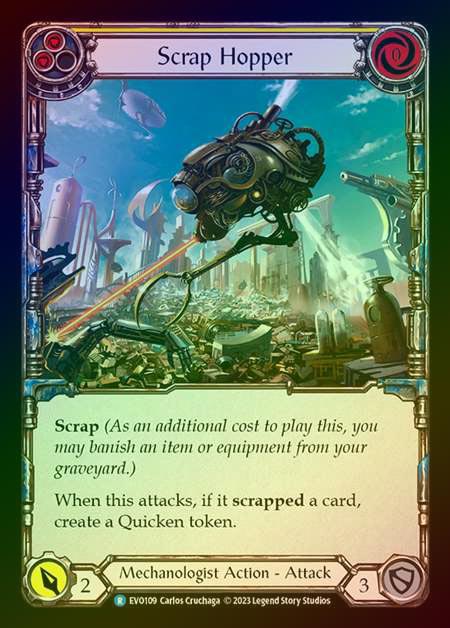 【RF】[Mechanologist] Scrap Hopper (yellow) [EVO109-R] Rainbow Foil