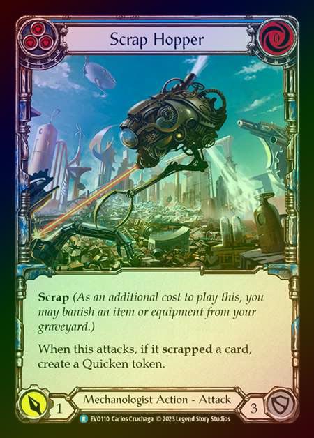 【RF】[Mechanologist] Scrap Hopper (blue) [EVO110-R] Rainbow Foil