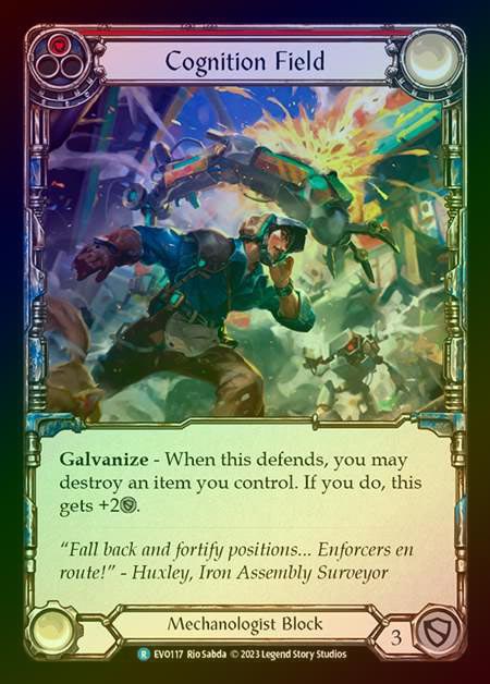 【RF】[Mechanologist] Cognition Field (red) [EVO117-R] Rainbow Foil