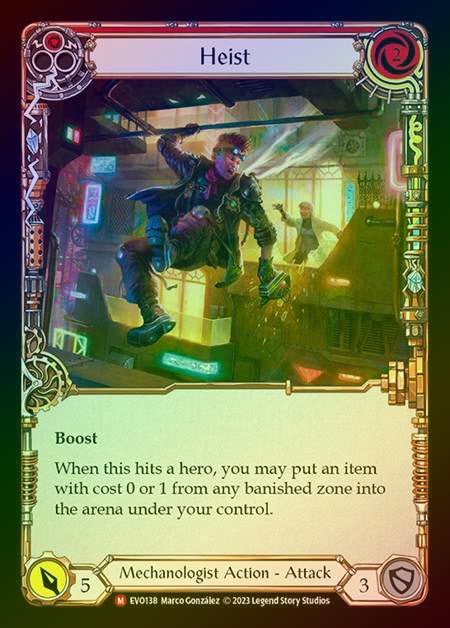 【RF】[Mechanologist] Heist [EVO138-M] Rainbow Foil