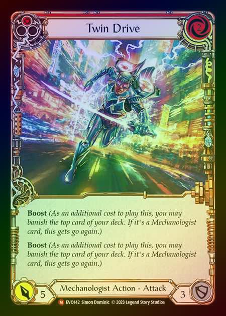 【RF】[Mechanologist] Twin Drive [EVO142-M] Rainbow Foil