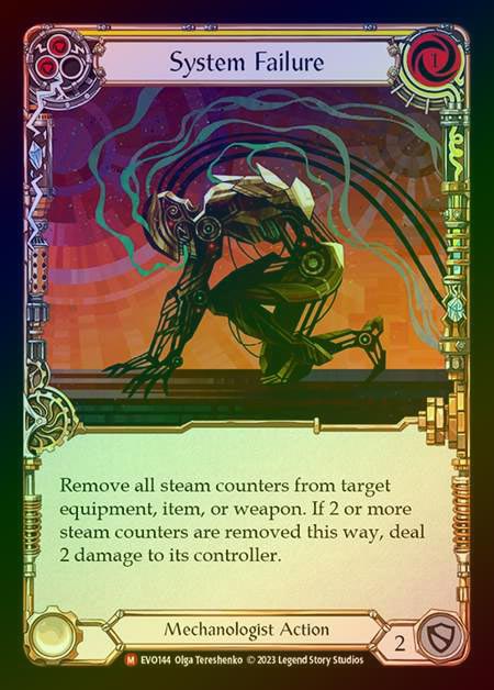 【RF】[Mechanologist] System Failure [EVO144-M] Rainbow Foil