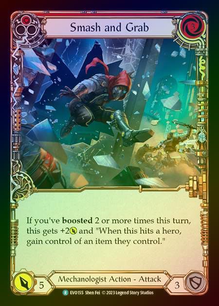 【RF】[Mechanologist] Smash and Grab [EVO155-R] Rainbow Foil