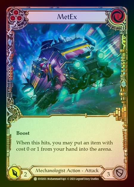 【RF】[Mechanologist] MetEx (blue) [EVO203-C] Rainbow Foil