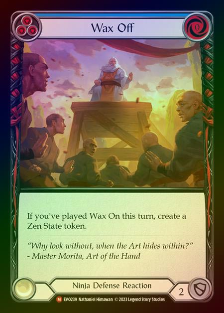 【RF】[Ninja] Wax Off [EVO239-M] Rainbow Foil