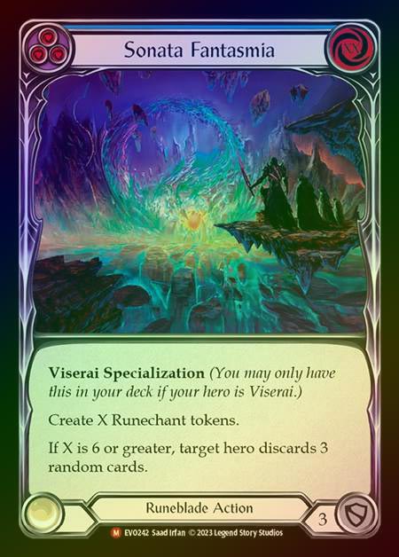 【RF】[Runeblade] Sonata Fantasmia [EVO242-M] Rainbow Foil