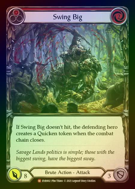 【RF】[Brute] Swing Big [EVR002-M] Rainbow Foil