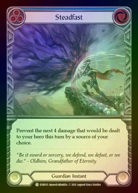 【RF】[Guardian] Steadfast [EVR035-C] (blue) Rainbow Foil