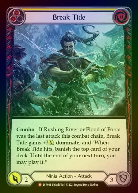 【RF】[Ninja] Break Tide [EVR038-M] Rainbow Foil