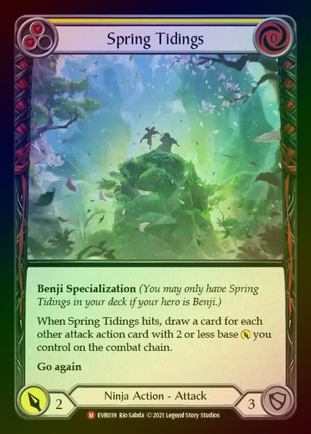 【RF】[Ninja] Spring Tidings [EVR039-M] Rainbow Foil
