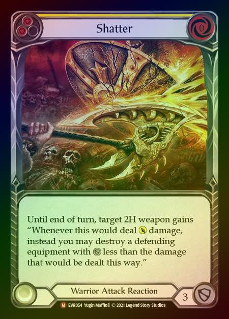 【RF】[Warrior] Shatter [EVR054-M] Rainbow Foil