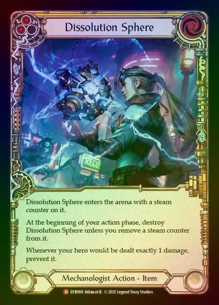 【RF】[Mechanologist] Dissolution Sphere [EVR069-M] Rainbow Foil