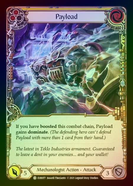 【RF】[Mechanologist] Payload [EVR077-C] (yellow) Rainbow Foil