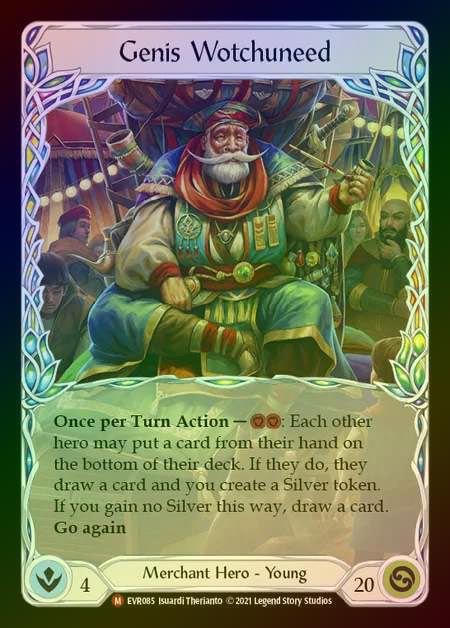 【RF】[Merchant] Genis Wotchuneed [EVR085-M] Rainbow Foil