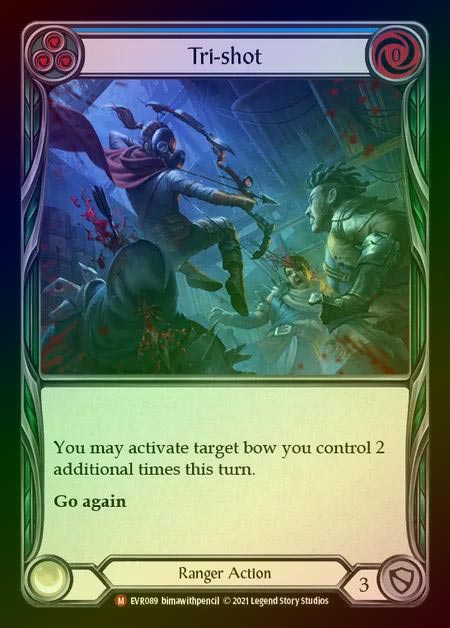 【RF】[Ranger] Tri-shot [EVR089-M] Rainbow Foil