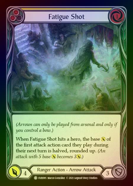【RF】[Ranger] Fatigue Shot [EVR095-C] (yellow) Rainbow Foil