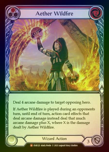 【RF】[Wizard] Aether Wildfire [EVR123-M] Rainbow Foil
