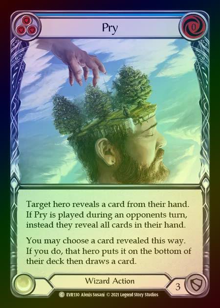 【RF】[Wizard] Pry [EVR130-C] (blue) Rainbow Foil