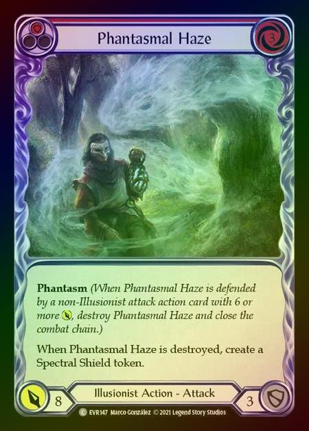 【RF】[Illusionist] Phantasmal Haze [EVR147-C] (red) Rainbow Foil