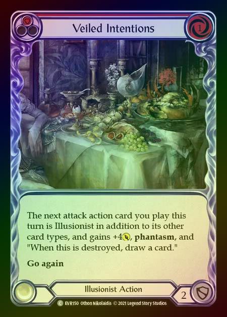 【RF】[Illusionist] Veiled Intentions [EVR150-C] (red) Rainbow Foil