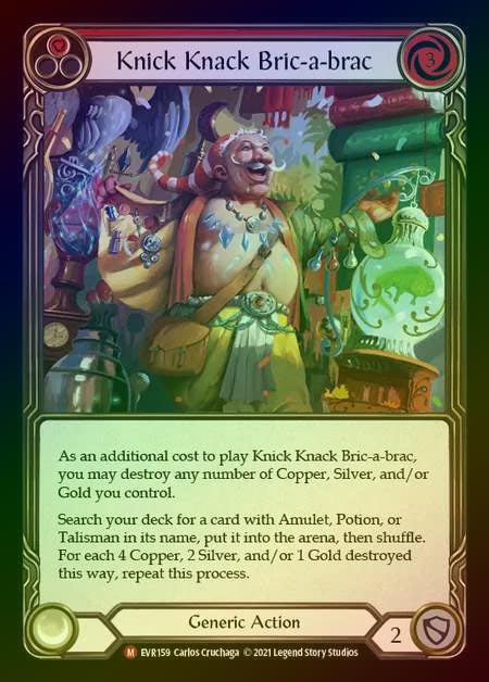 【RF】[Generic] Knick Knack Bric-a-brac [EVR159-M] Rainbow Foil