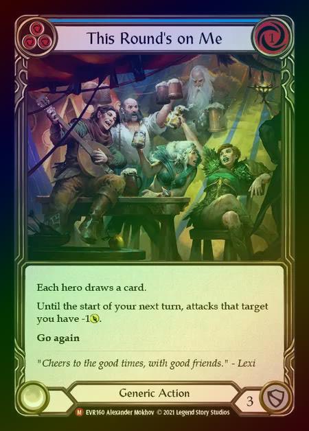 【RF】[Generic] This Round's on Me [EVR160-M] Rainbow Foil