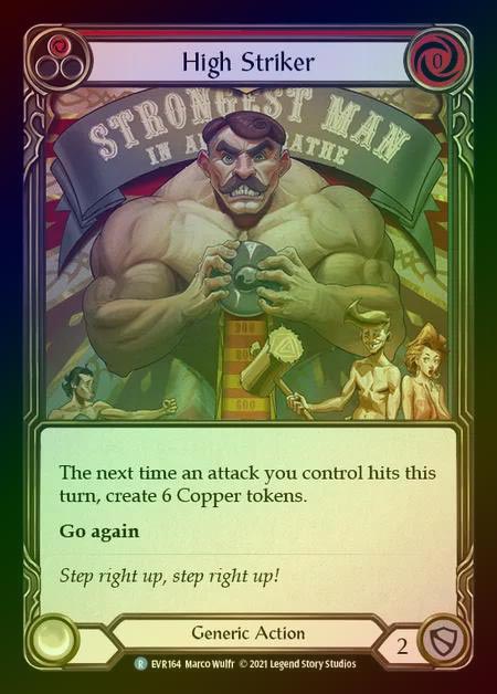 【RF】[Generic] High Striker [EVR164-R] (red) Rainbow Foil