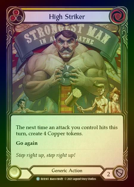 【RF】[Generic] High Striker [EVR165-R] (yellow) Rainbow Foil