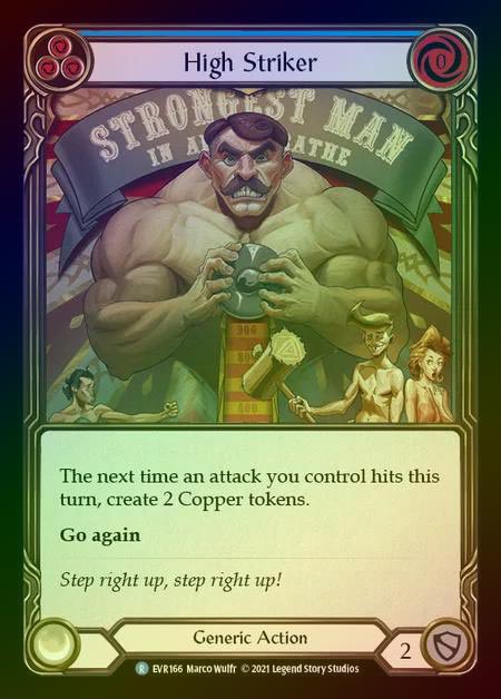 【RF】[Generic] High Striker [EVR166-R] (blue) Rainbow Foil
