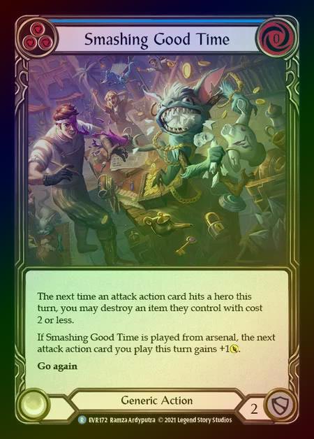 【RF】[Generic] Smashing Good Time [EVR172-R] (blue) Rainbow Foil