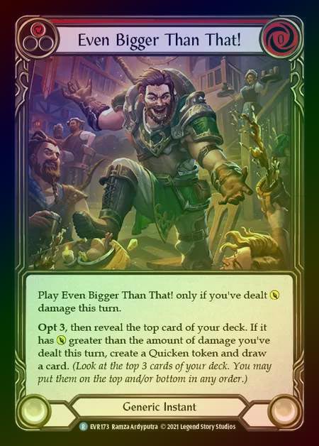 【RF】[Generic] Even Bigger Than That! [EVR173-R] (red) Rainbow Foil