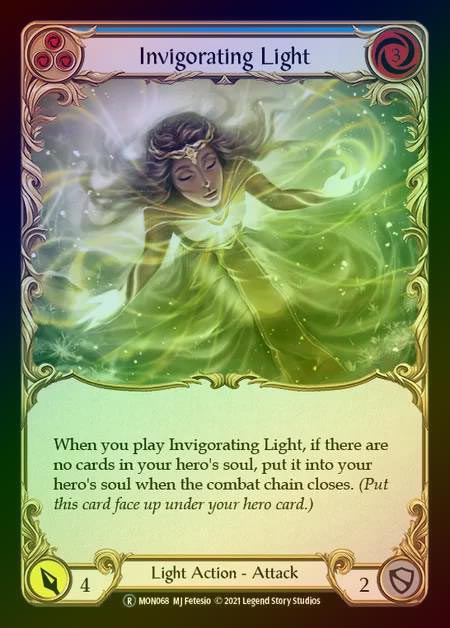 【RF】[Light] Invigorating Light [UL-MON068-R] (blue) Rainbow Foil