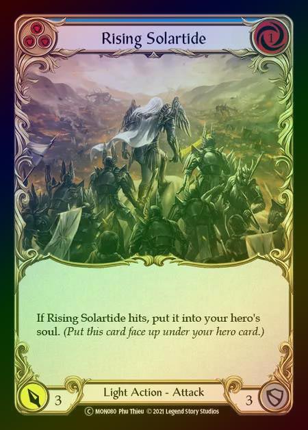 【RF】[Light] Rising Solartide [UL-MON080-C] (blue) Rainbow Foil