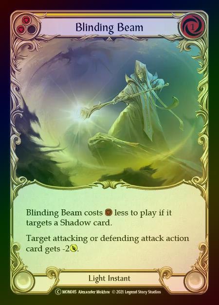 【RF】[Light] Blinding Beam [UL-MON085-C] (yellow) Rainbow Foil