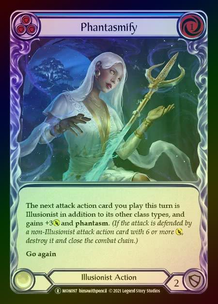 【RF】[Illusionist] Phantasmify [UL-MON097-R] (blue) Rainbow Foil