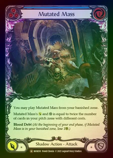 【RF】[Shadow] Mutated Mass [UL-MON191-M] Rainbow Foil