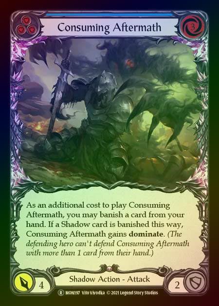 【RF】[Shadow] Consuming Aftermath [UL-MON197-R] (blue) Rainbow Foil