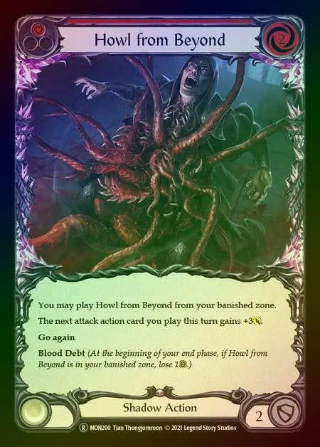 【RF】[Shadow] Howl from Beyond [UL-MON200-R] (red) Rainbow Foil