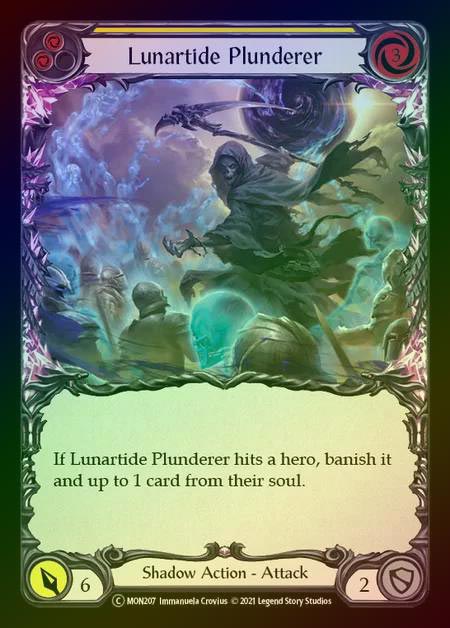 【RF】[Shadow] Lunartide Plunderer [UL-MON207-C] (yellow) Rainbow Foil