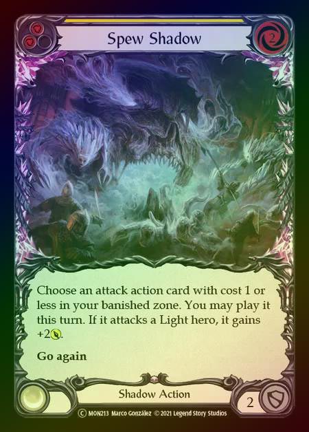【RF】[Shadow] Spew Shadow [UL-MON213-C] (yellow) Rainbow Foil