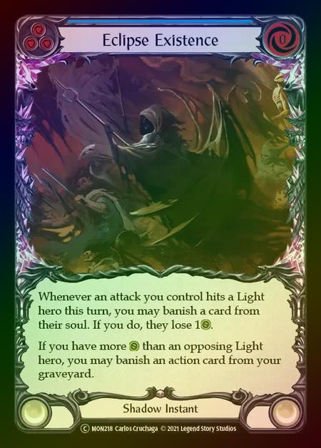 【RF】[Shadow] Eclipse Existence [UL-MON218-C] (blue) Rainbow Foil