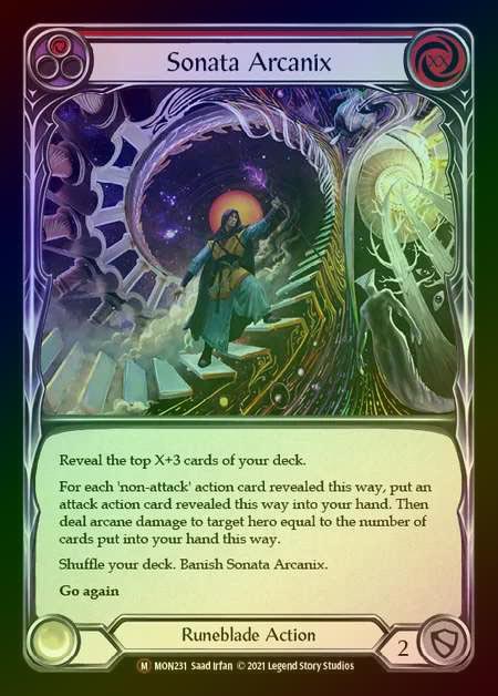 【RF】[Runeblade] Sonata Arcanix [UL-MON231-M] Rainbow Foil