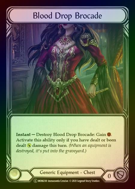 【RF】[Generic] Blood Drop Brocade [UL-MON238-C] Rainbow Foil