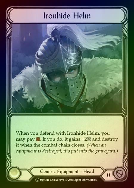 【RF】[Generic] Ironhide Helm [UL-MON241-C] Rainbow Foil