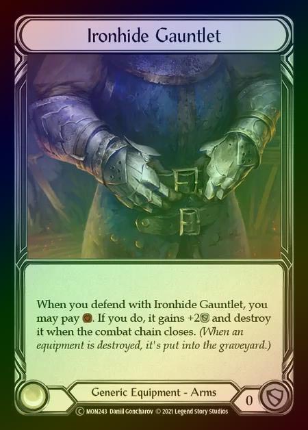 【RF】[Generic] Ironhide Gauntlet [UL-MON243-C] Rainbow Foil