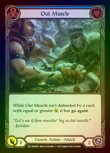 【RF】[Generic] Out Muscle [UL-MON250-R] (blue) Rainbow Foil